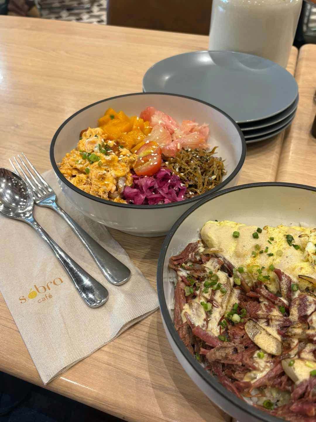 poke poke + corned beef hash