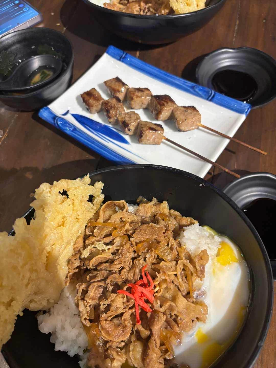 gyudon & wagyu 😋 authentic japanese!