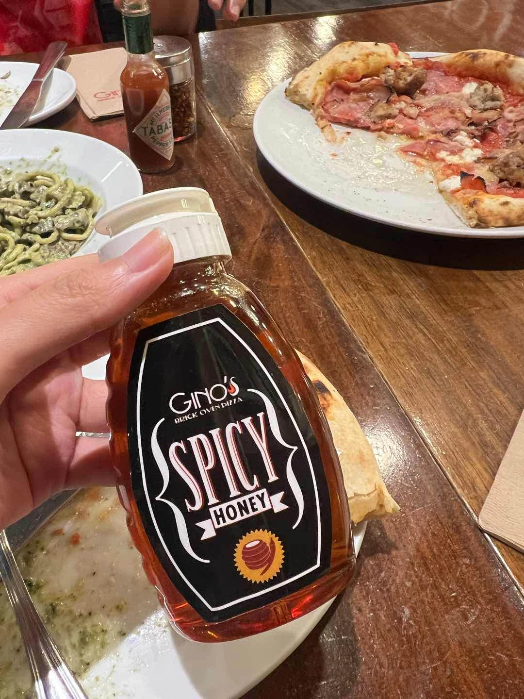 Gino’s spicy honey