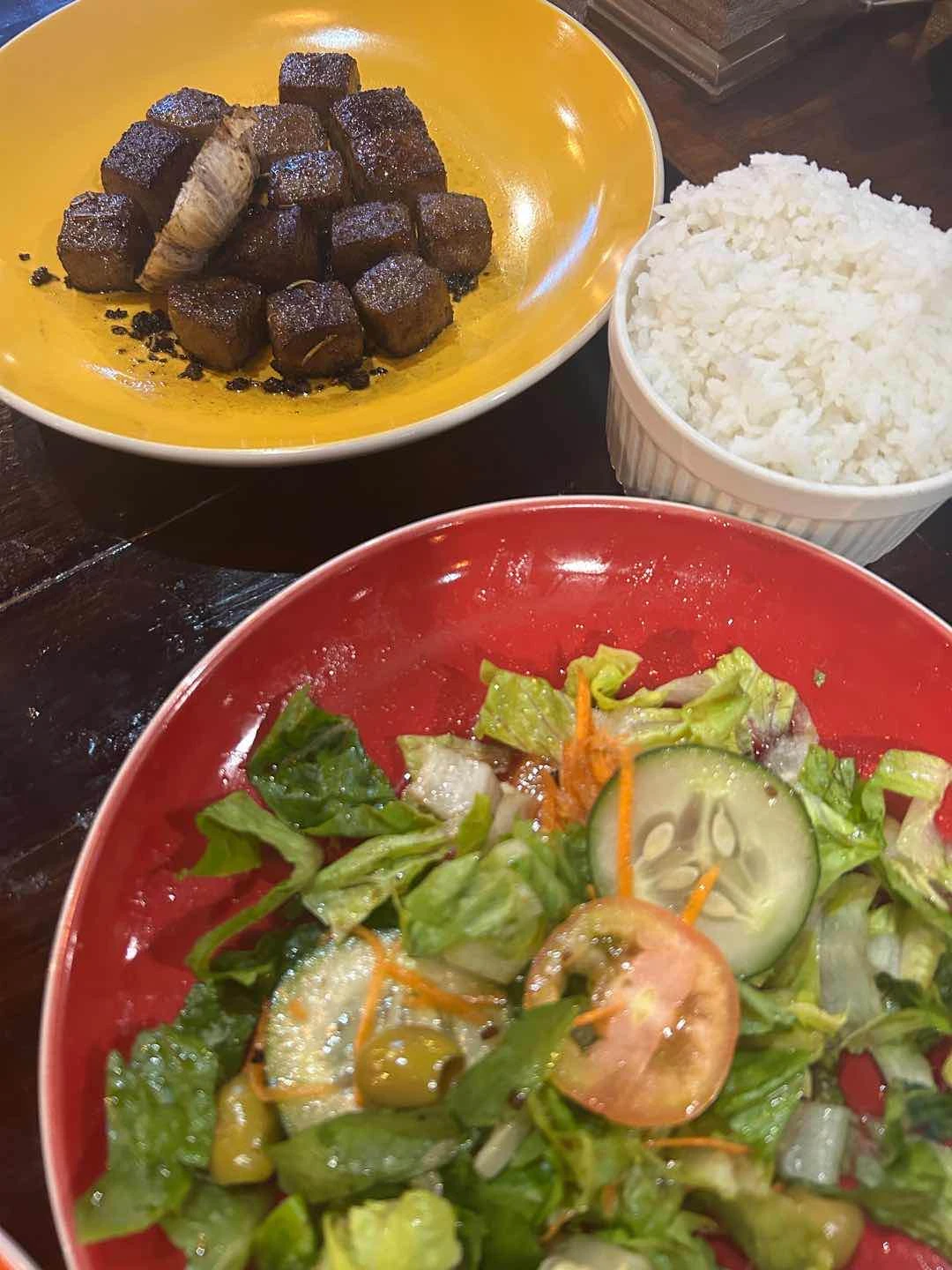 Wagyu Cubes & Vinaigrette of Escobar’s Steakhouse
