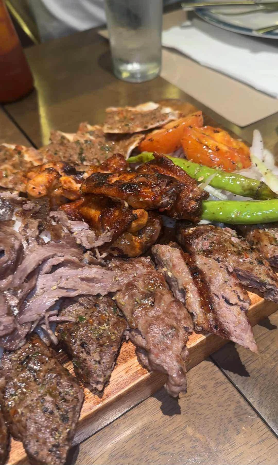 Kebab platter