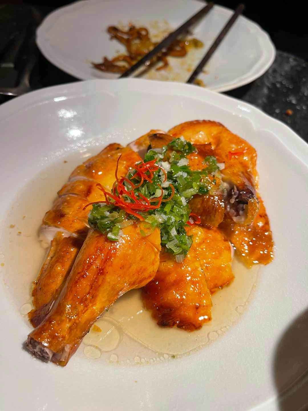 Dry aged chicken of Kong Noodles