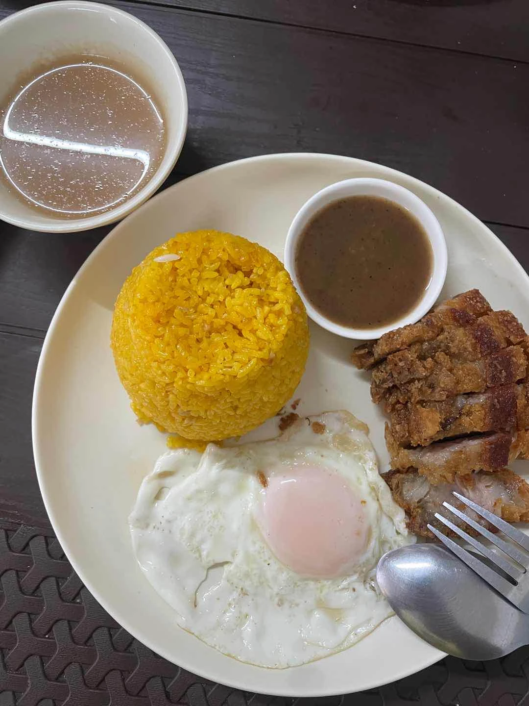 Bagnet with Java Rice and Egg