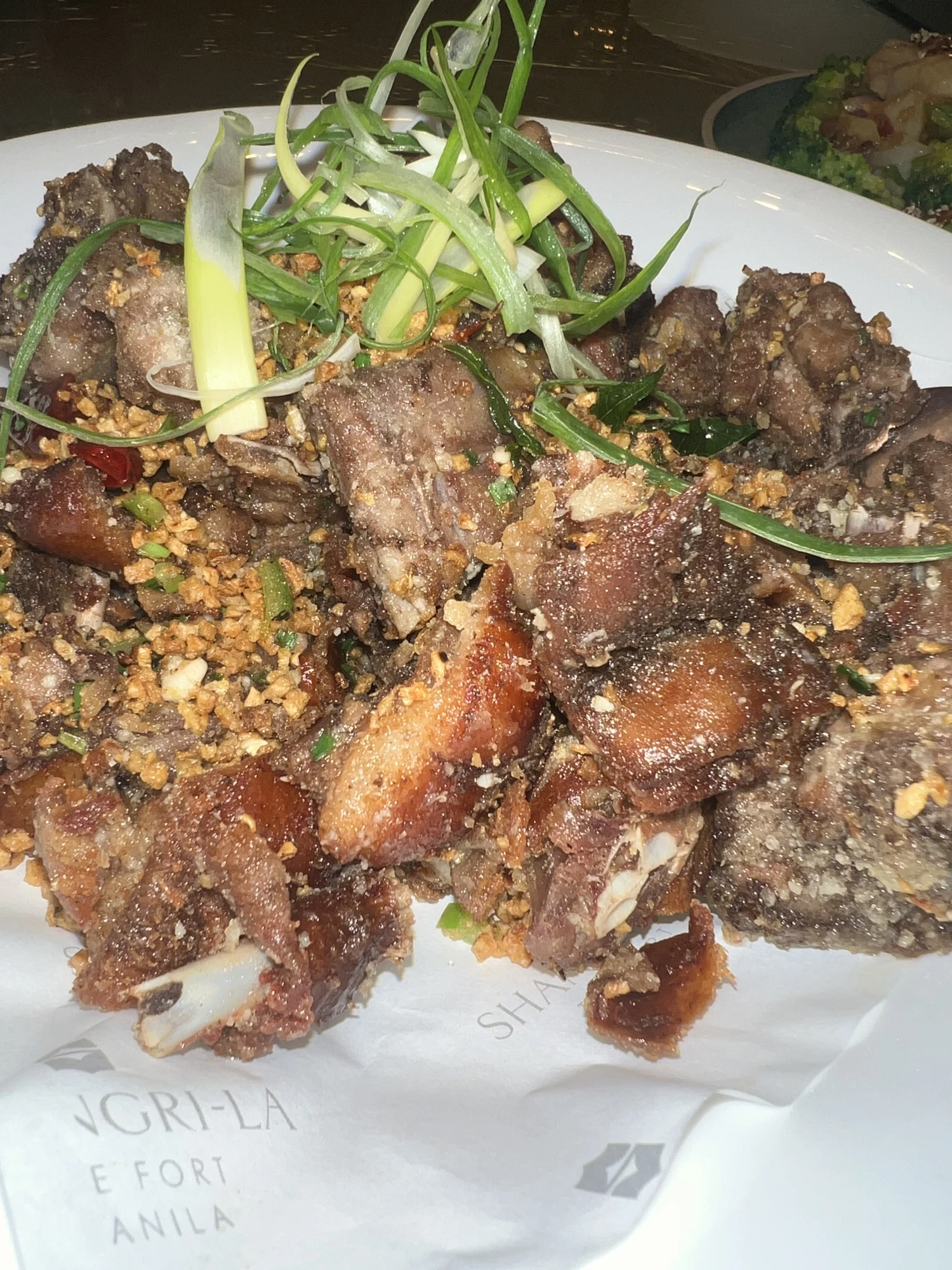 Deep Fried Duck Bone with Salt and Pepper