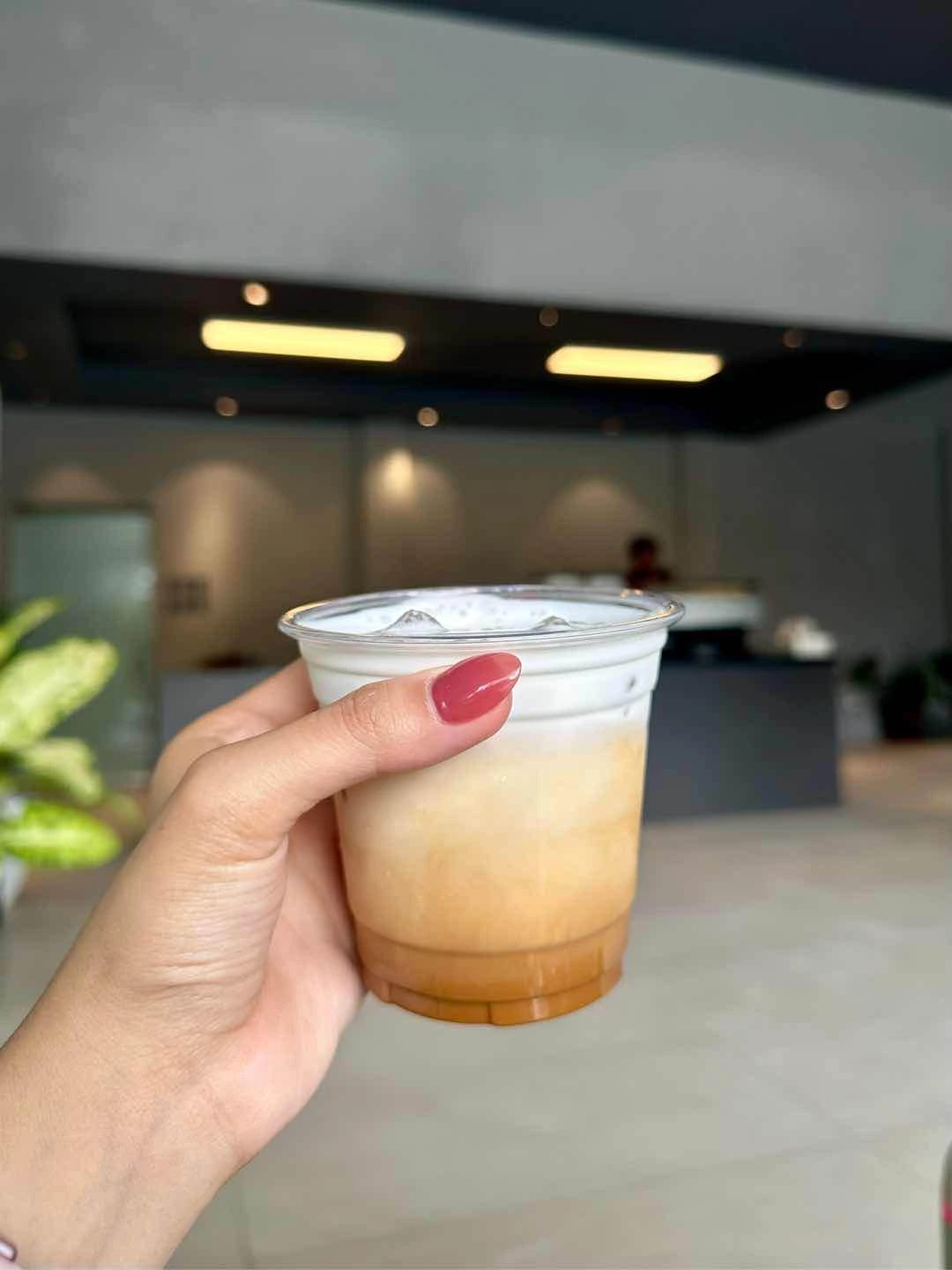 Salt cream latte