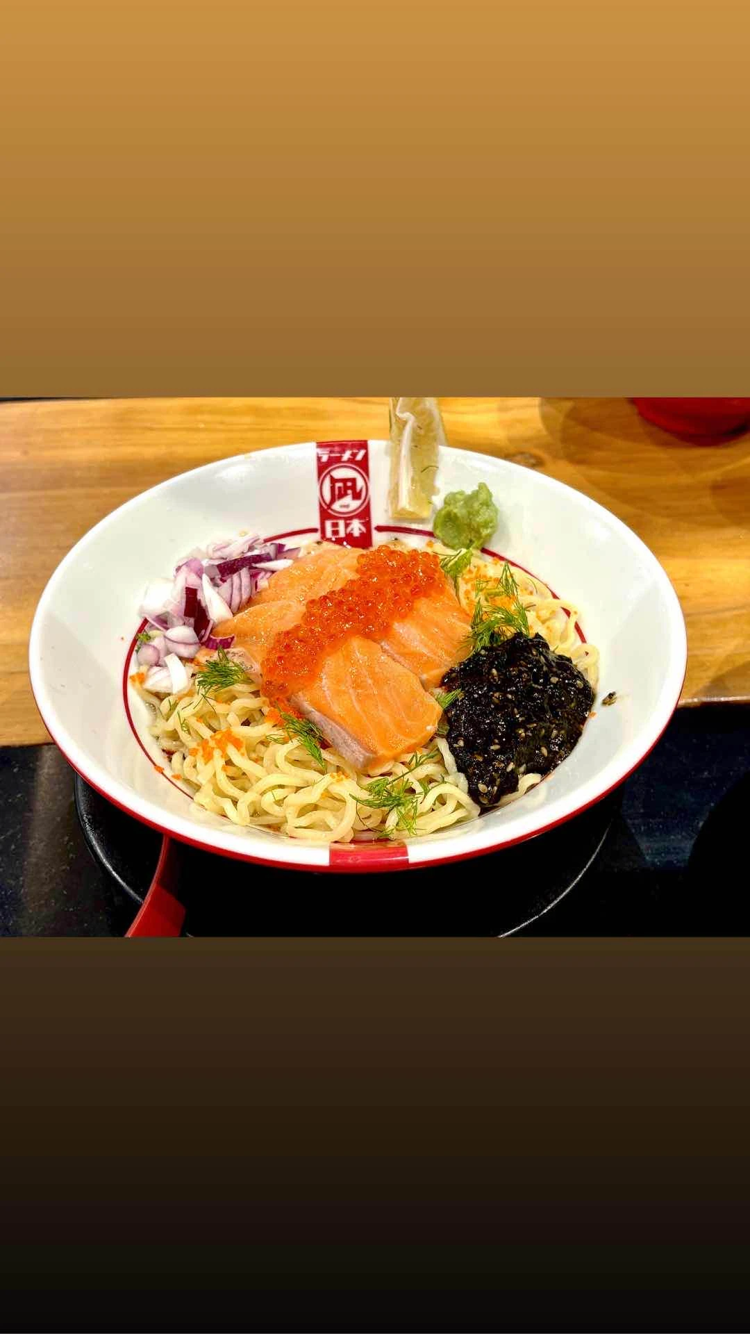 Salmon Ikura Mazesoba 
