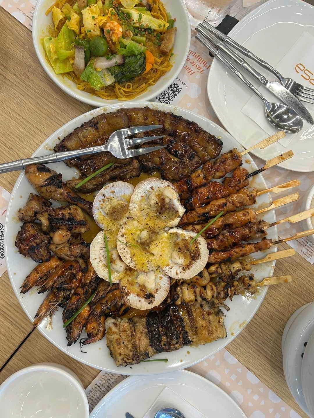Inihaw platter