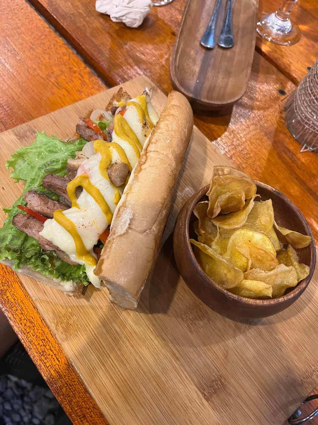 Garlic Steak Sandwich