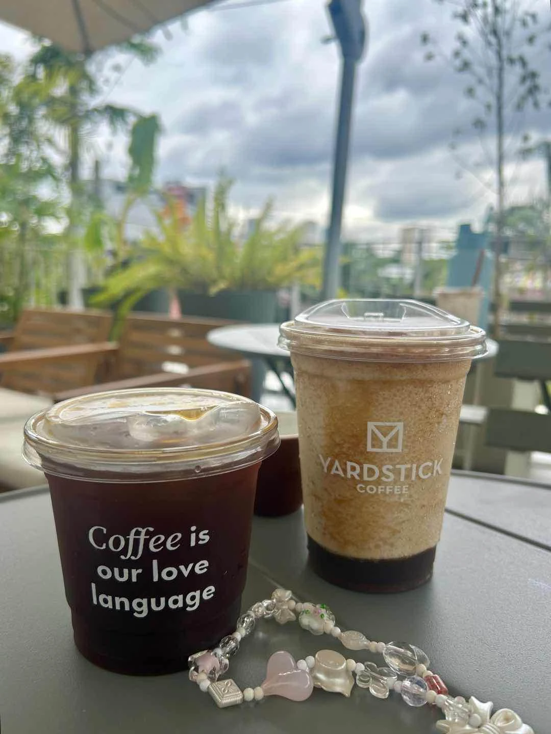 Iced Americano and Apple of My Pie