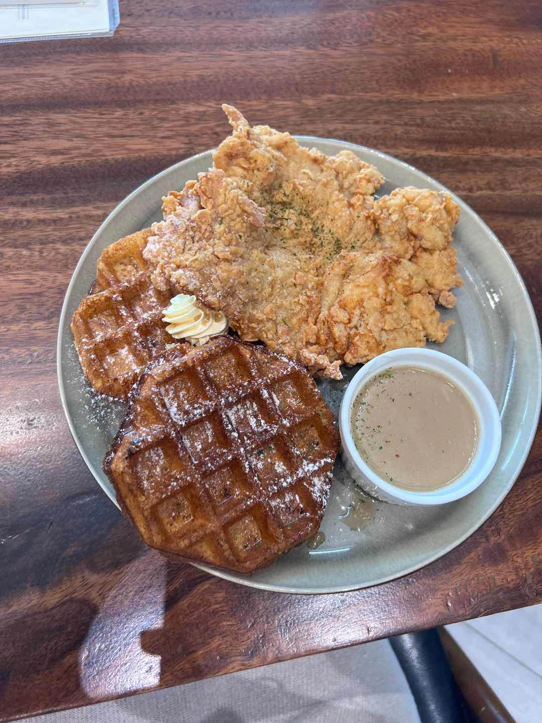 waffle & chicken