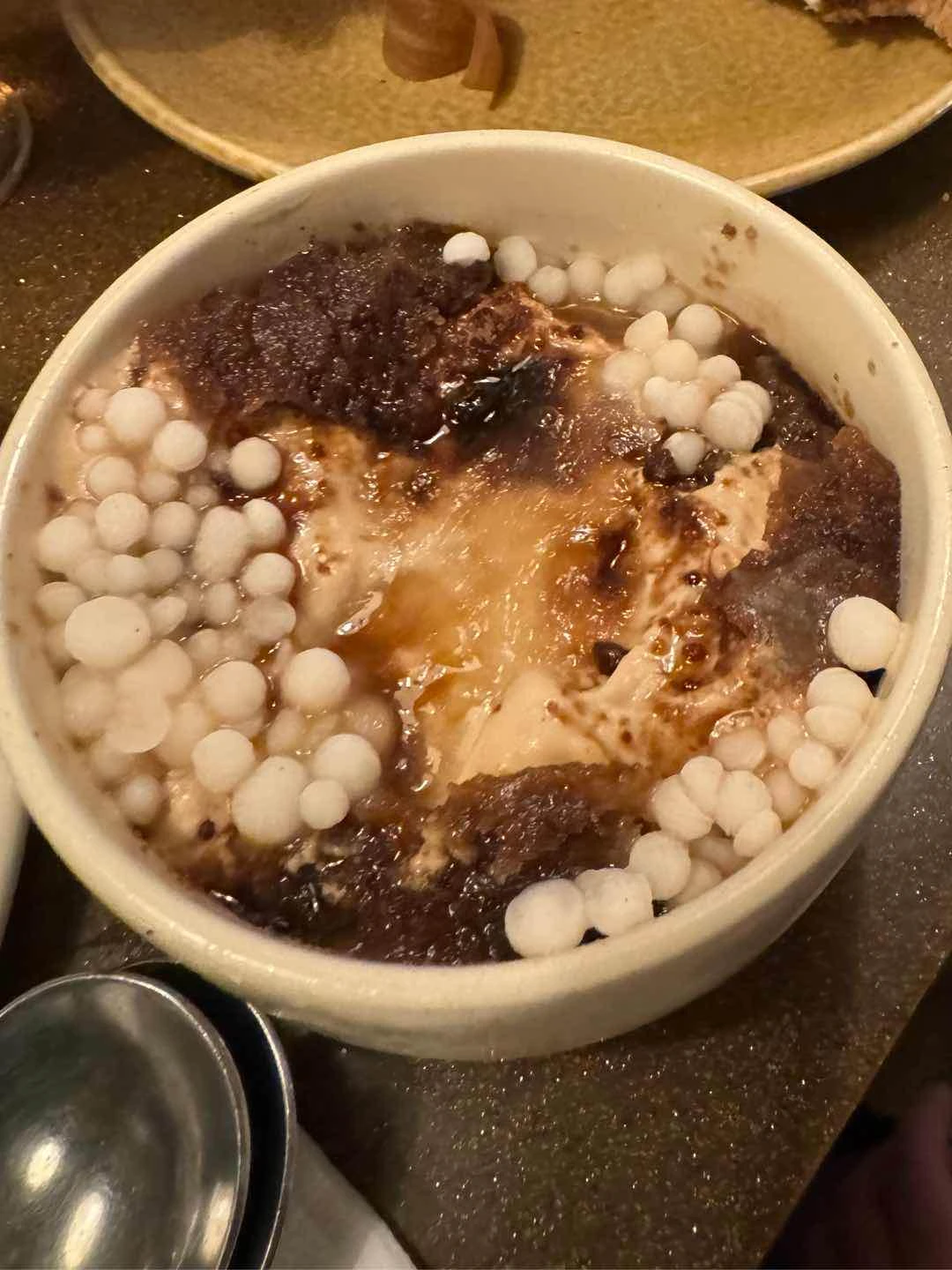 Muscovado ice cream of Bombvinos Bodega
