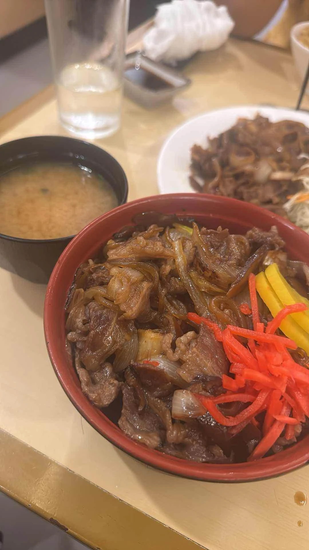 Beef gyudon 