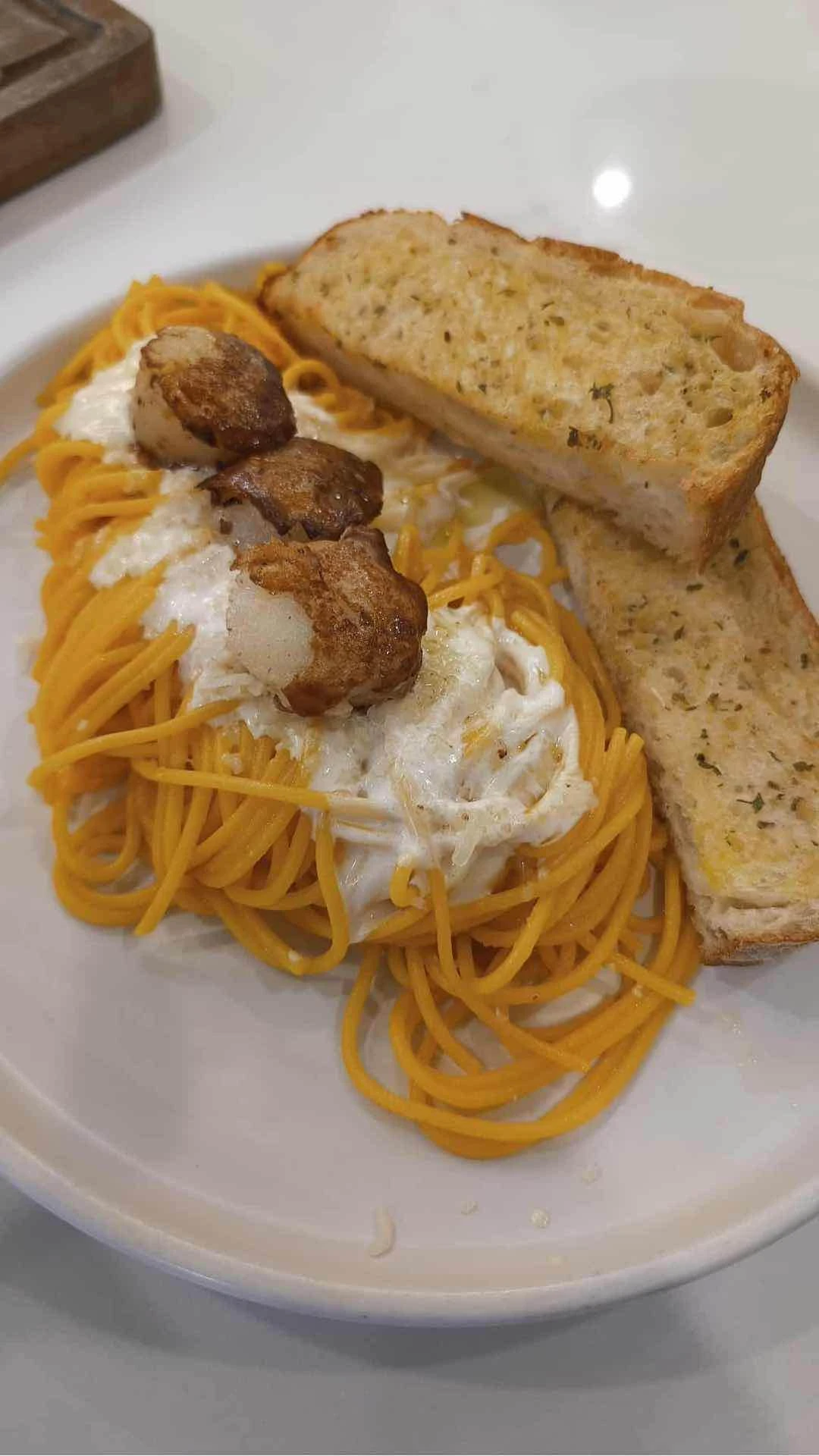 Scallops Pasta