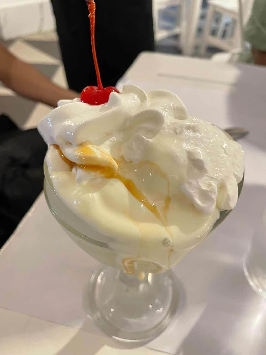 Vanilla Ice Cream Sundae