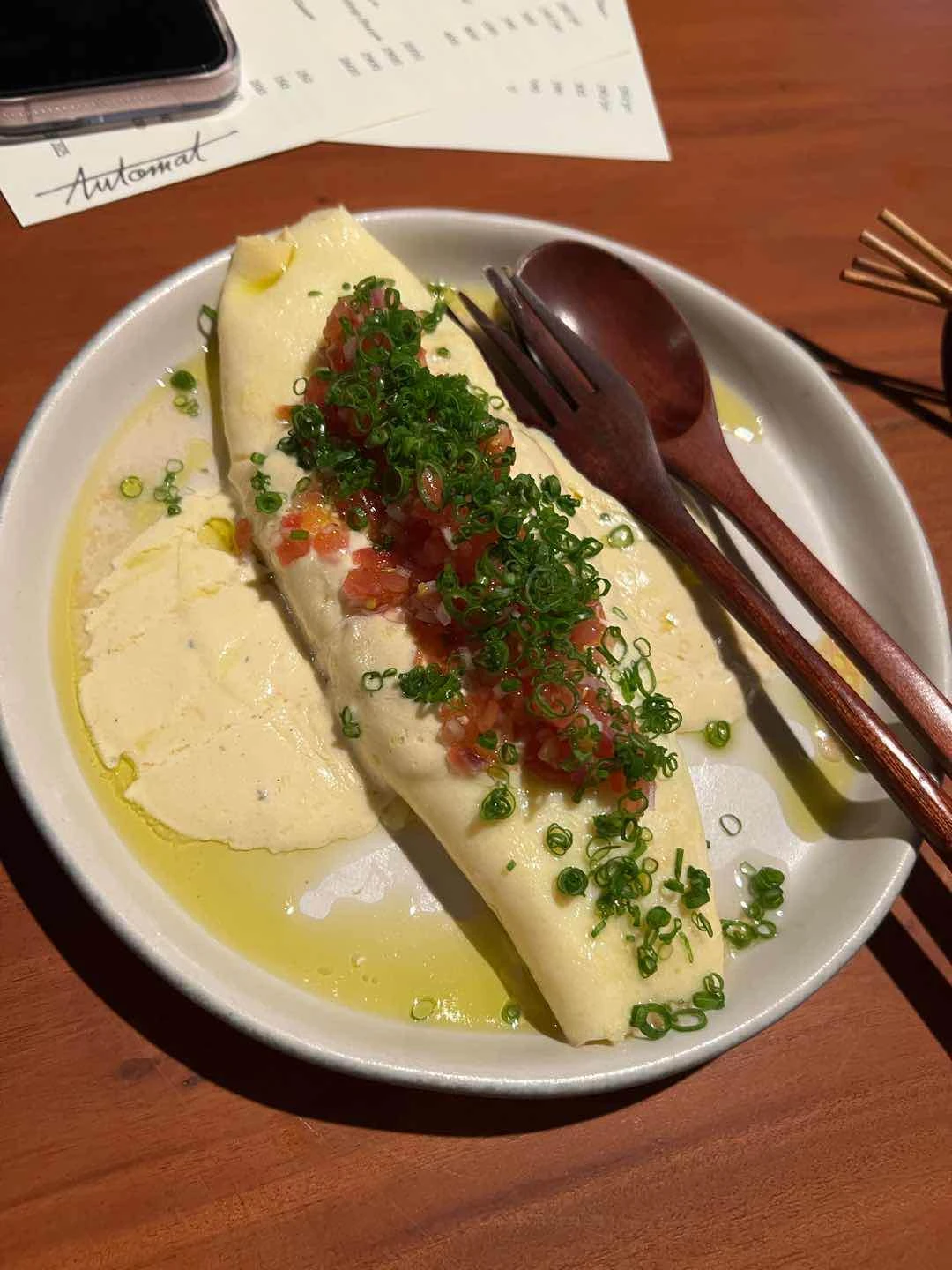 Omelette, Bangus, Mentaiko of Automat