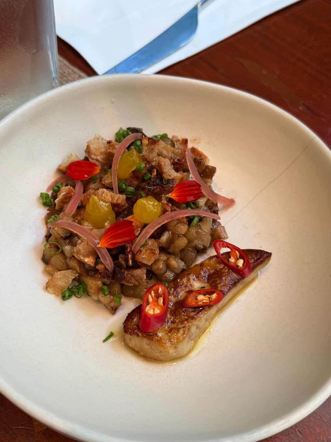 foie x pork mask