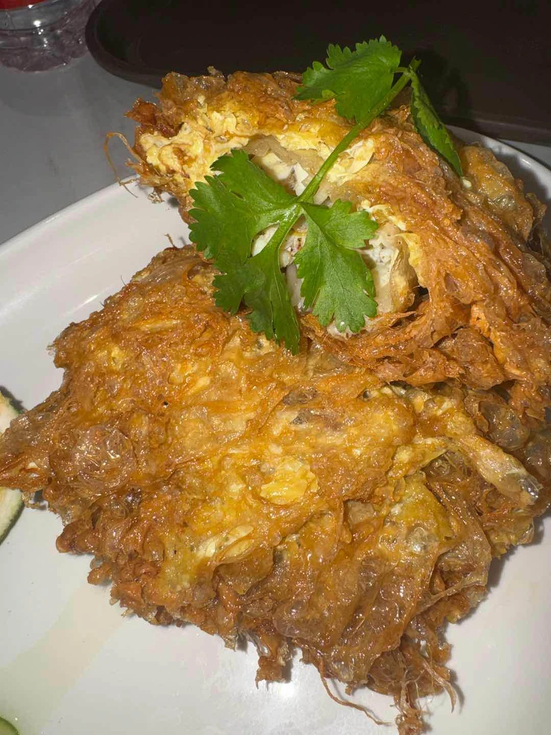 Jumbo crab omelette