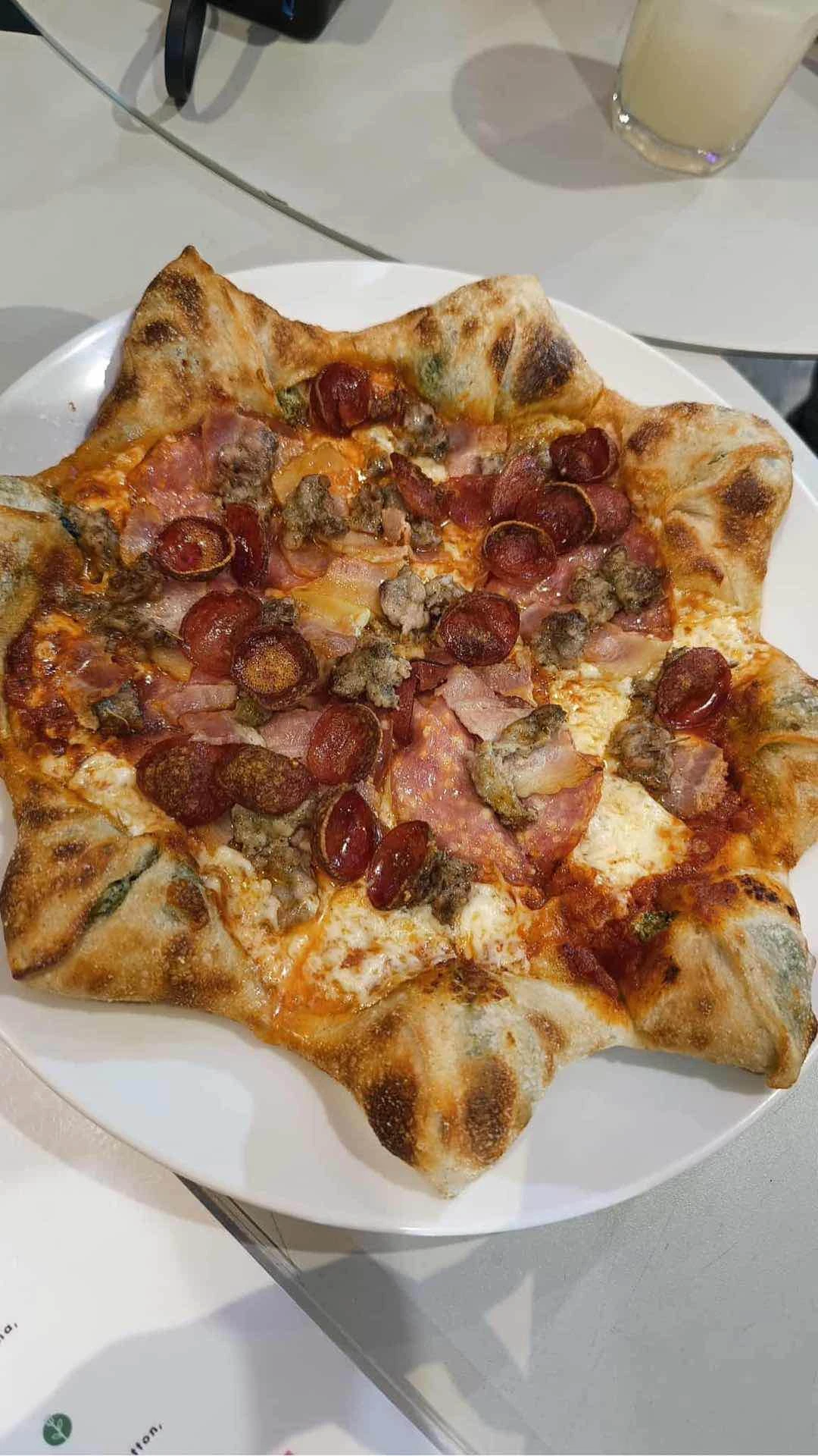 Pork You Stuffed Crust of Crosta Pizzeria