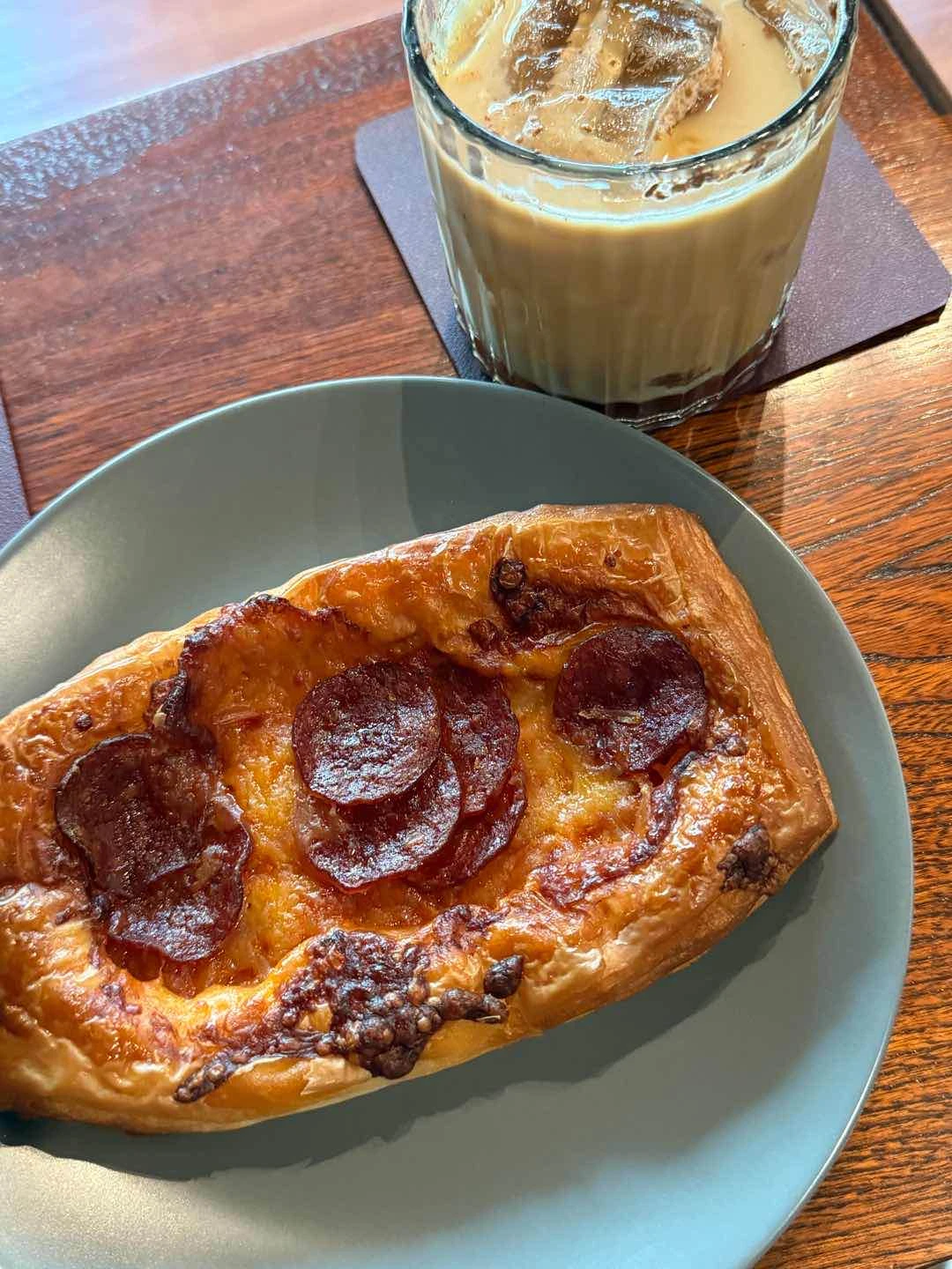 Pepperoni danish