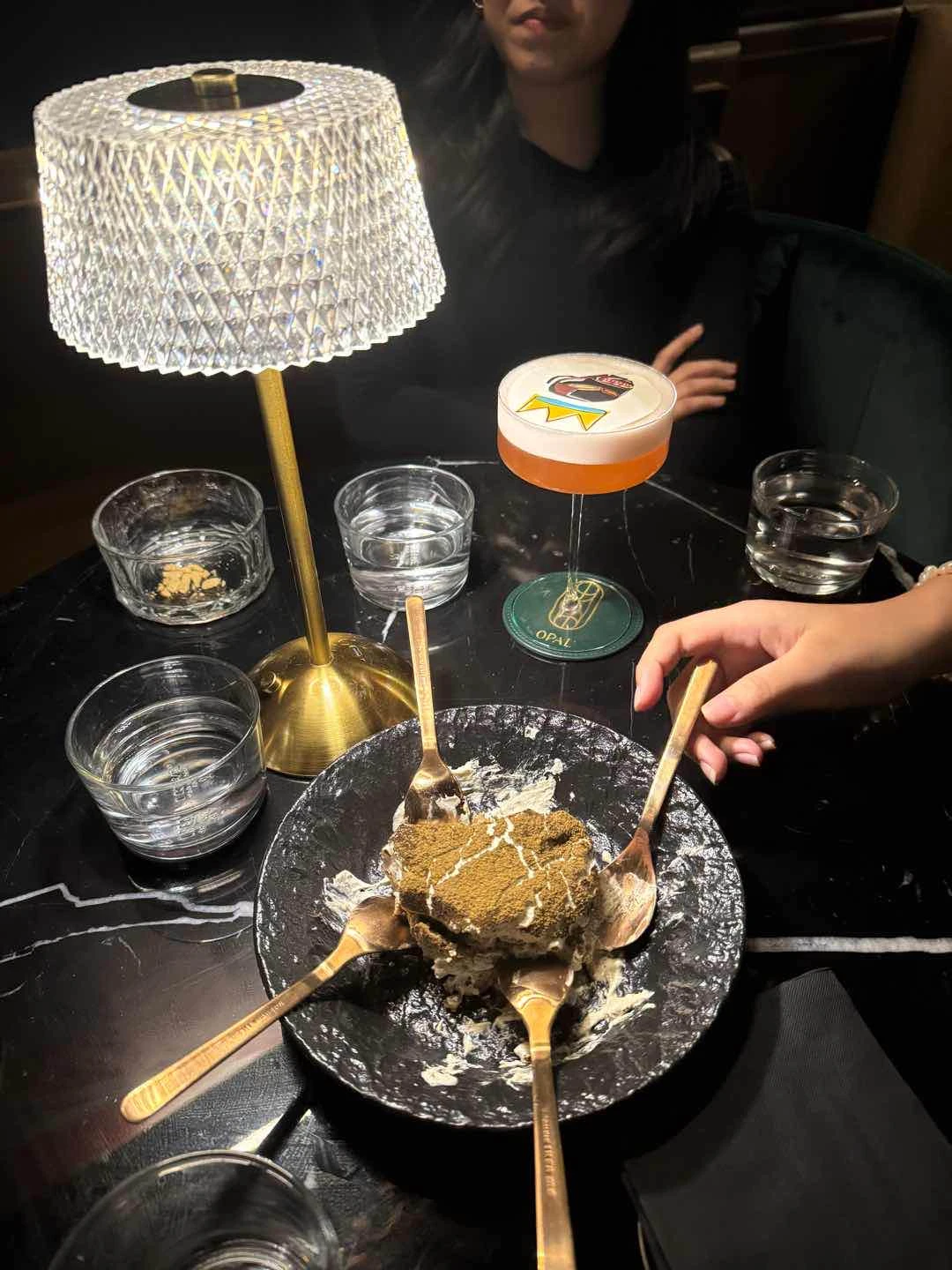 Hojicha tiramisu 