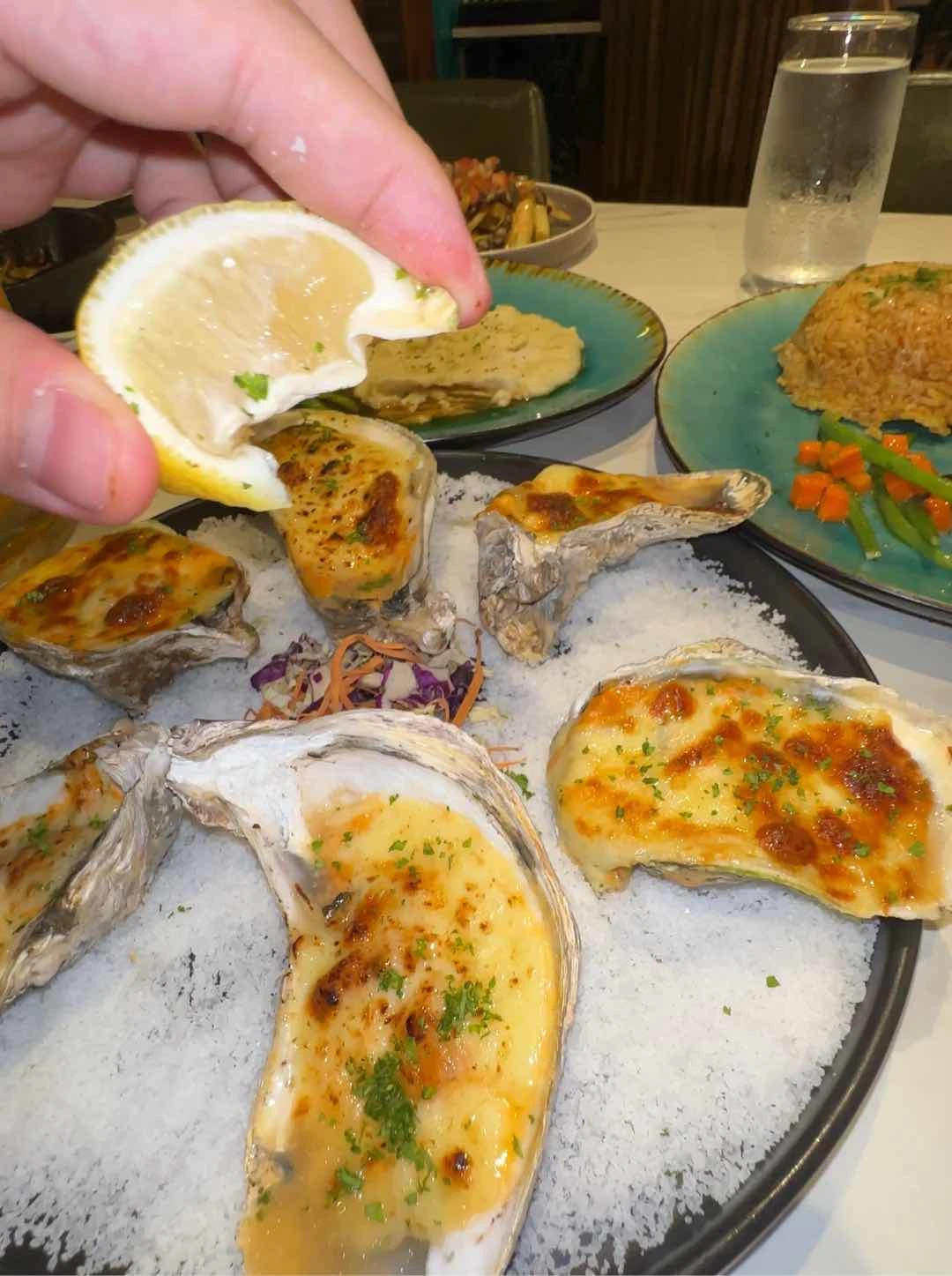 baked oysters