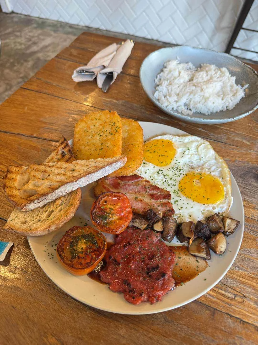 Choi’s big brekky