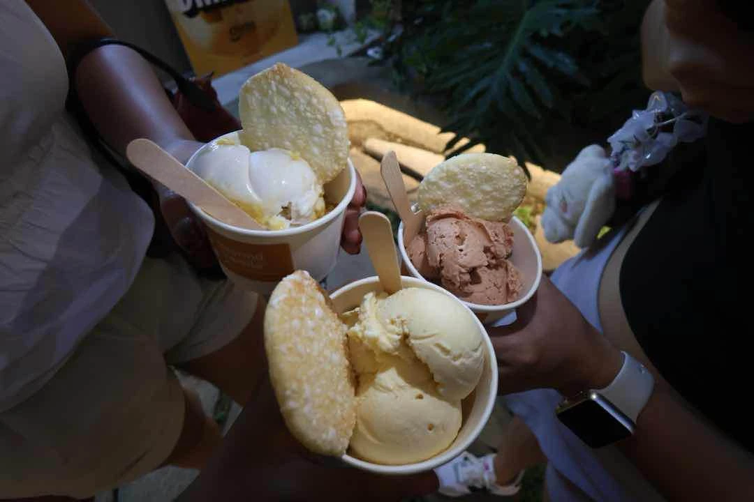 White Rabbit, Mango Sticky Rice, Strawberry Shoyu