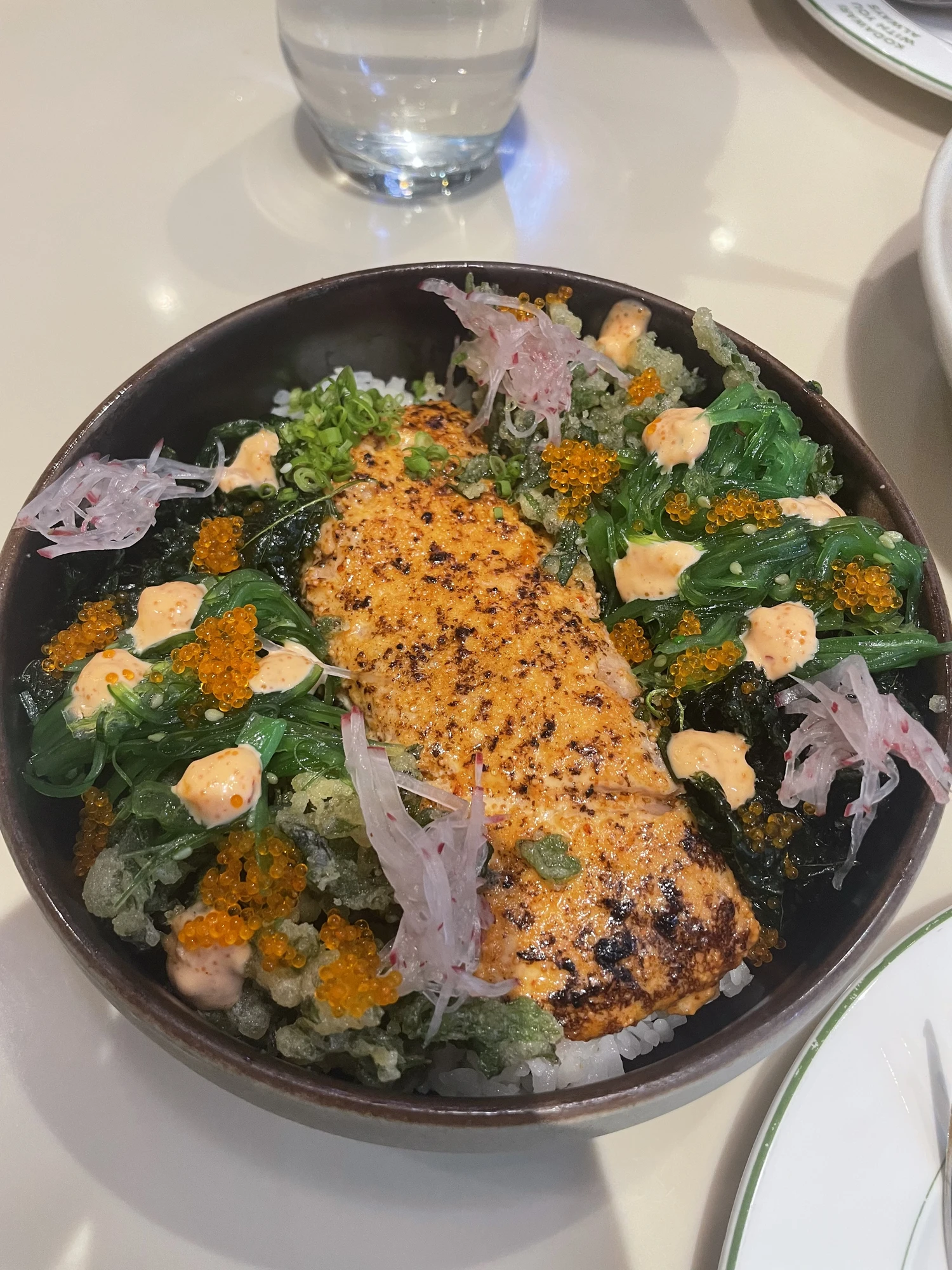 Salmon Mentai Don