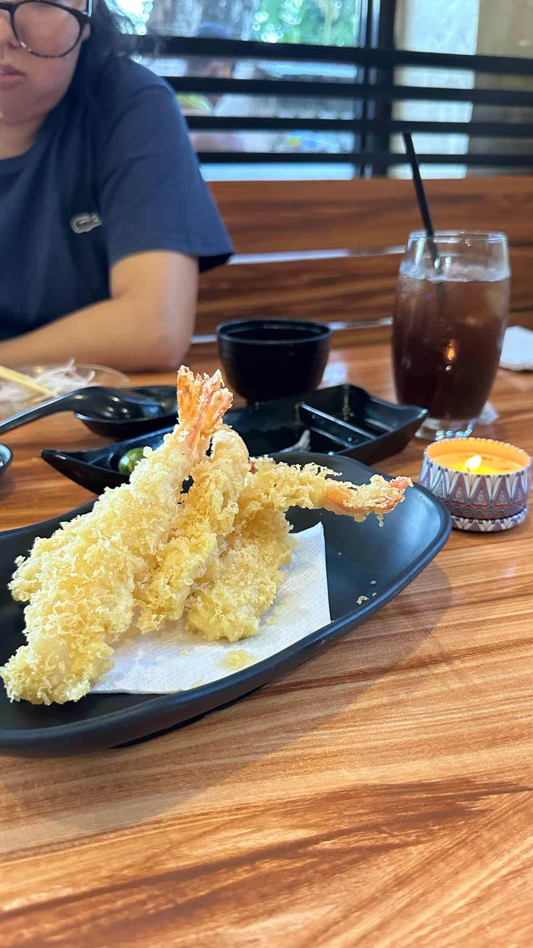 The Tempura is so crispy!