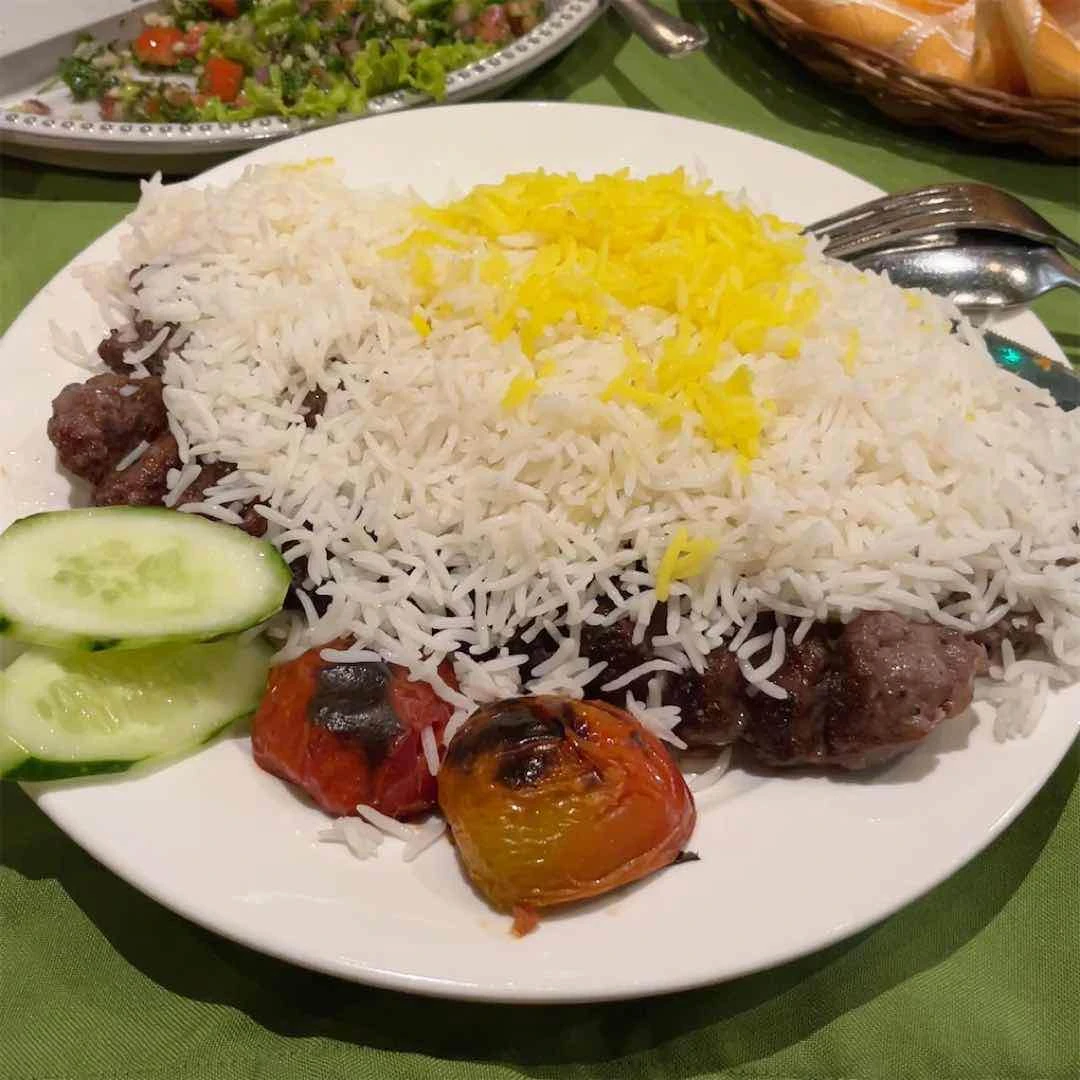 Beef Kebab plate