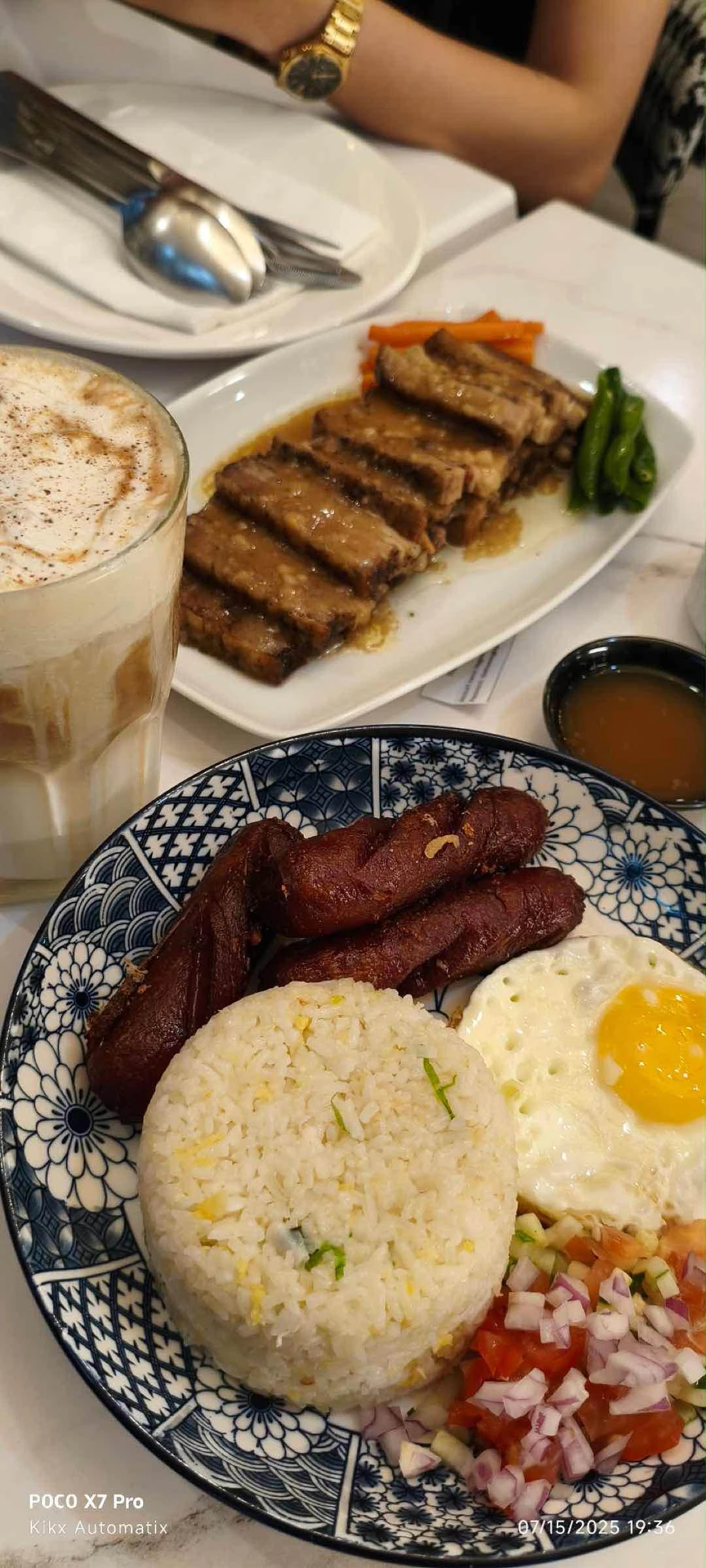 Roast Beef, Spanish Latte and Longsilog
