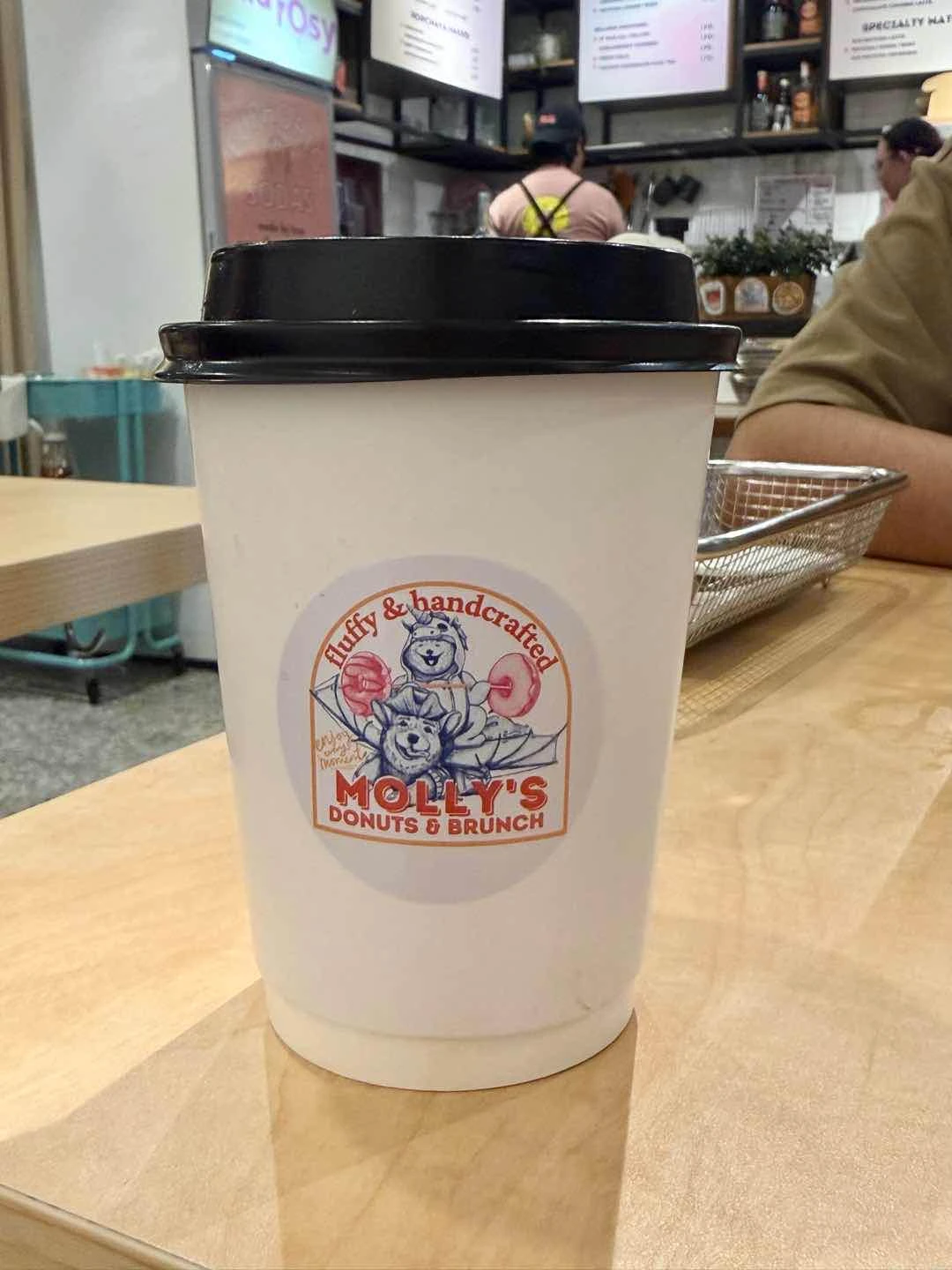 hot horchata of Molly's Donuts & Asian Cafe Eats Cafe