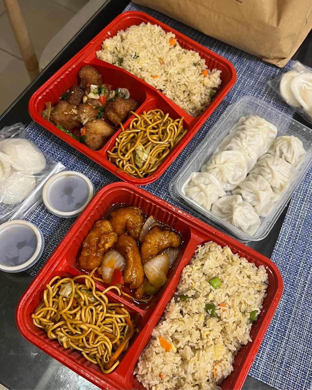 Sweet and Sour Fish and Sakt and Pepper Pork Lauriat and Xiao Long Bao