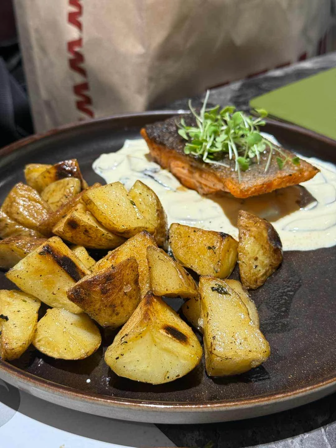 Salmon with Roasted Potatoes