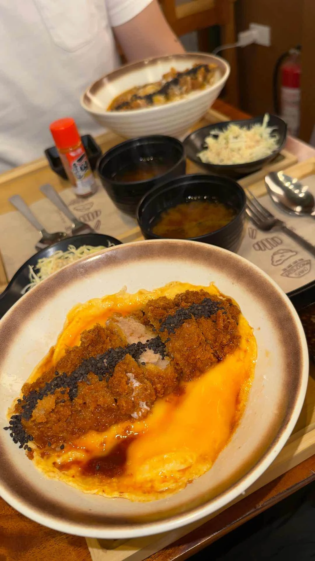 traditional + crispy rosu katsudon 