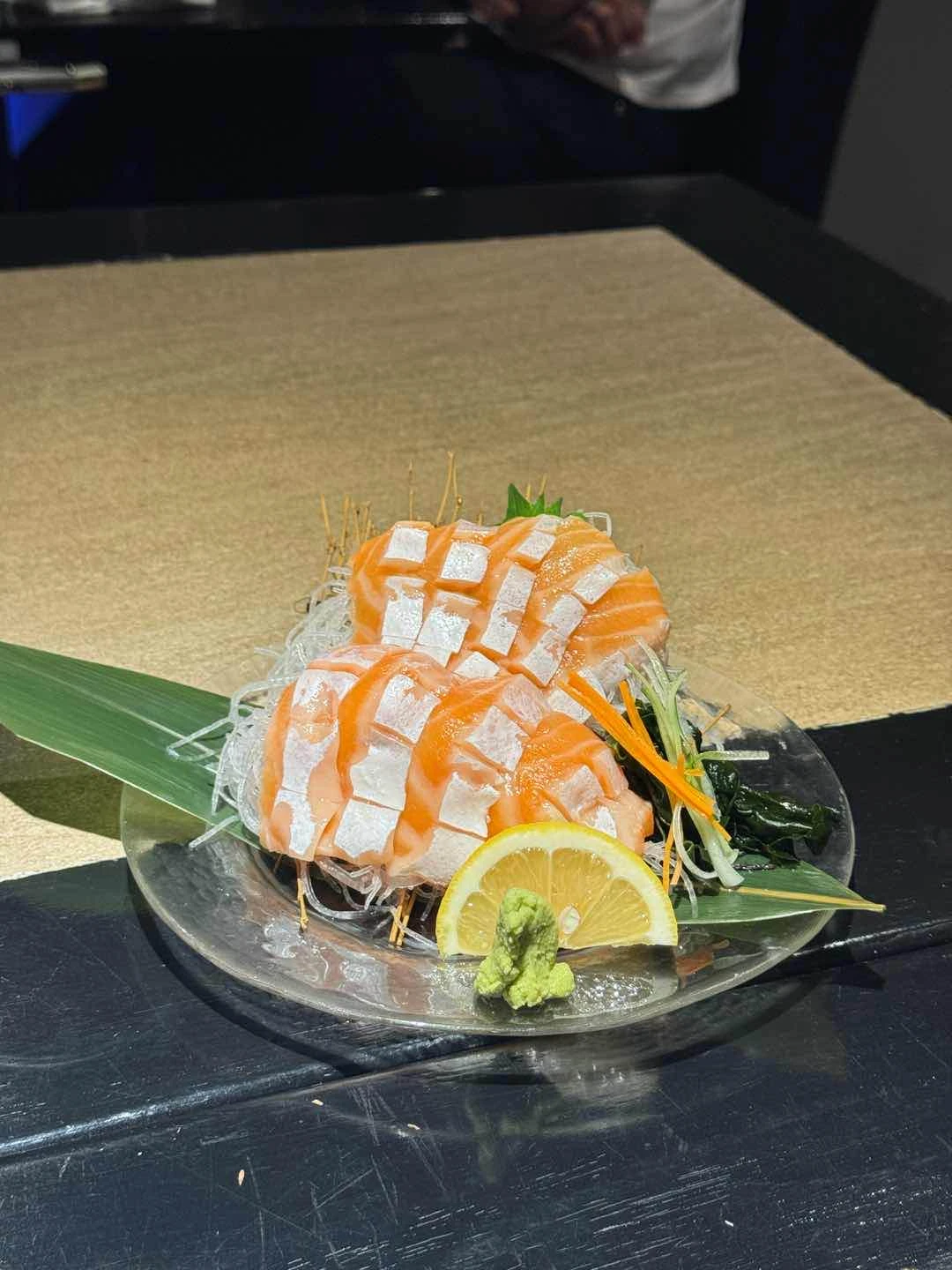 Salmon Belly Sashimi