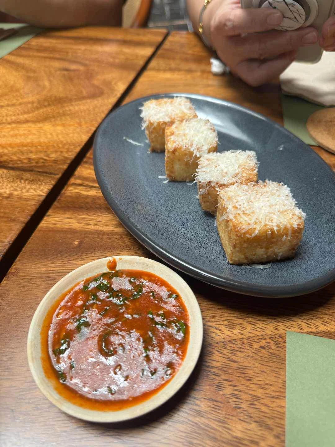 parmesan fritters