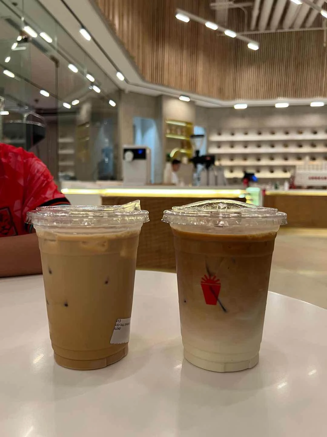 Spanish Latte and Cafe Latte