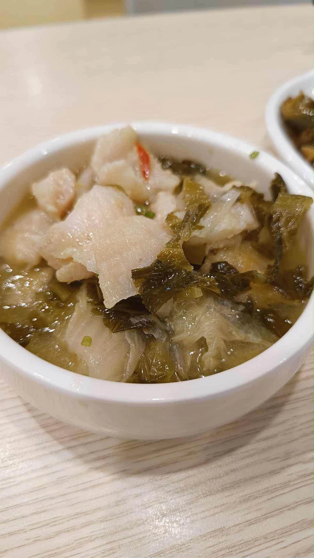 Sichuan fish soup with pickled mustard greens