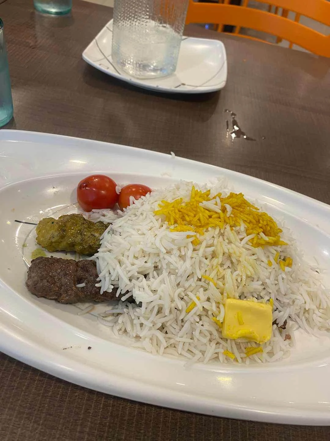 lamb and chicken kebab