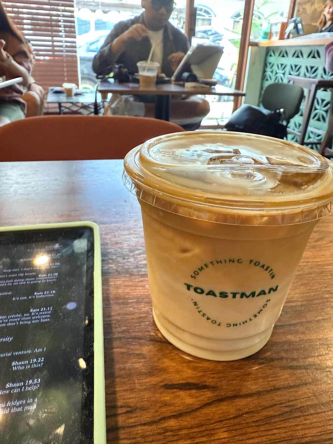 Iced flat white