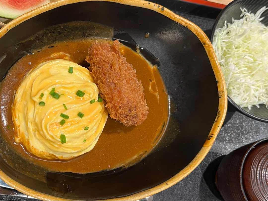 tornado omelette katsu curry