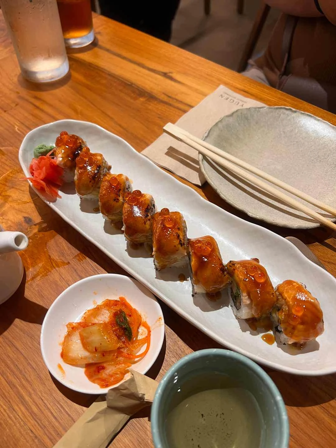 salmon truffle roll