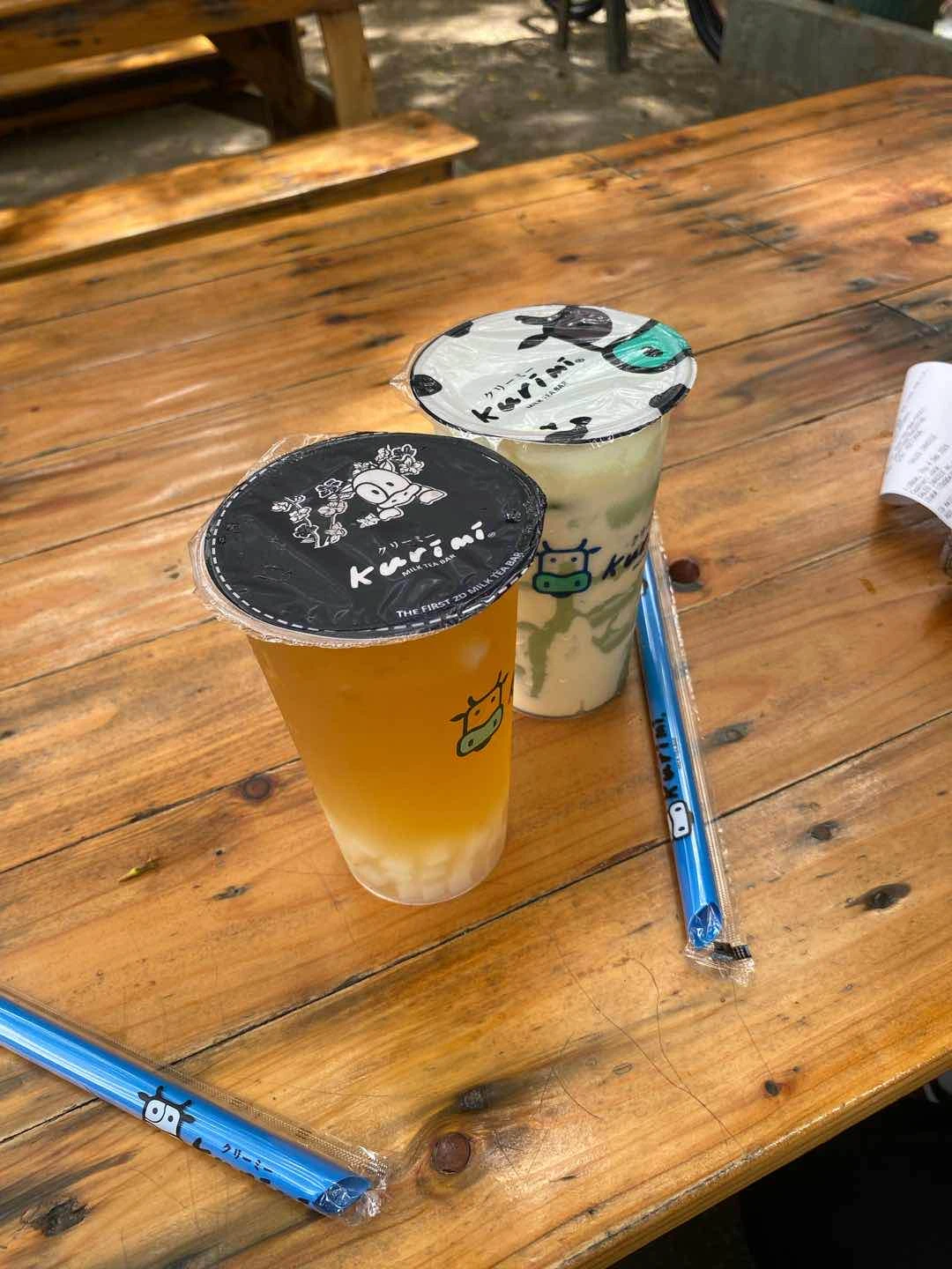 Lemon Tea and Cheesecake Matcha