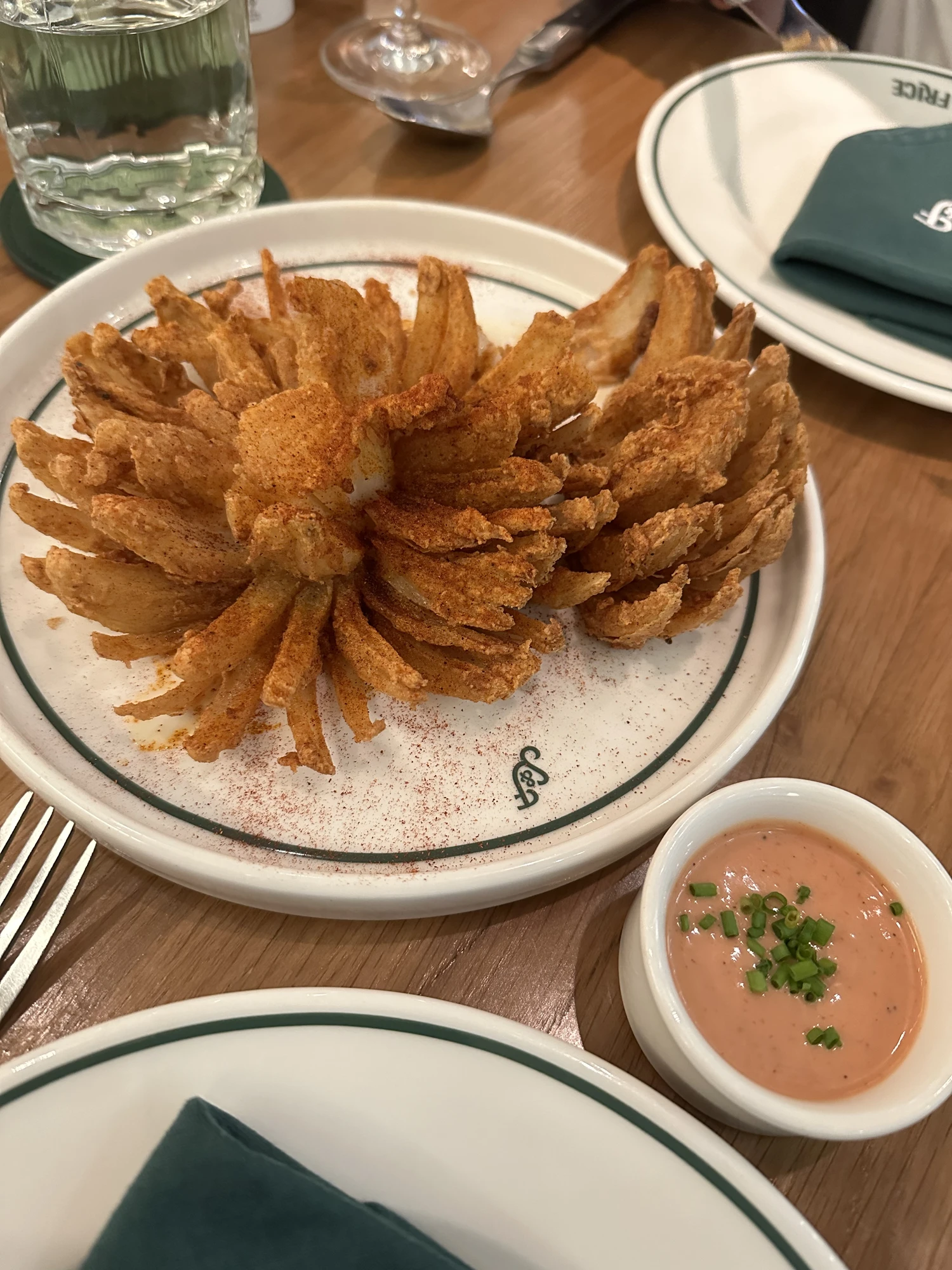 Onion Flower & Dad’s Basketball Sauce