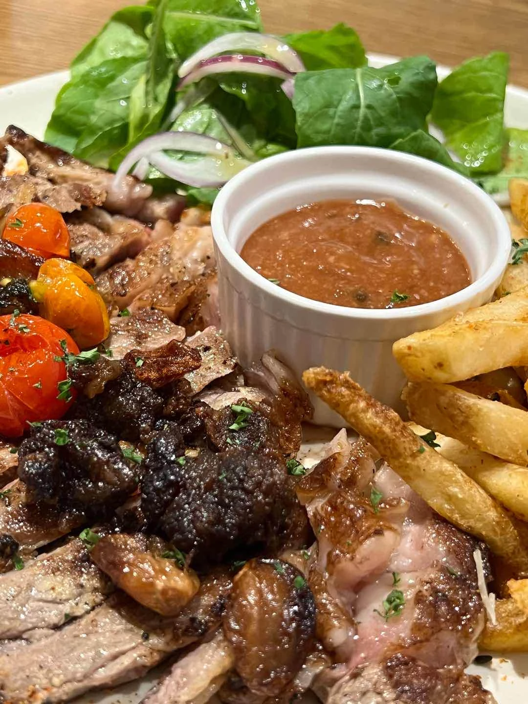 steak and fries