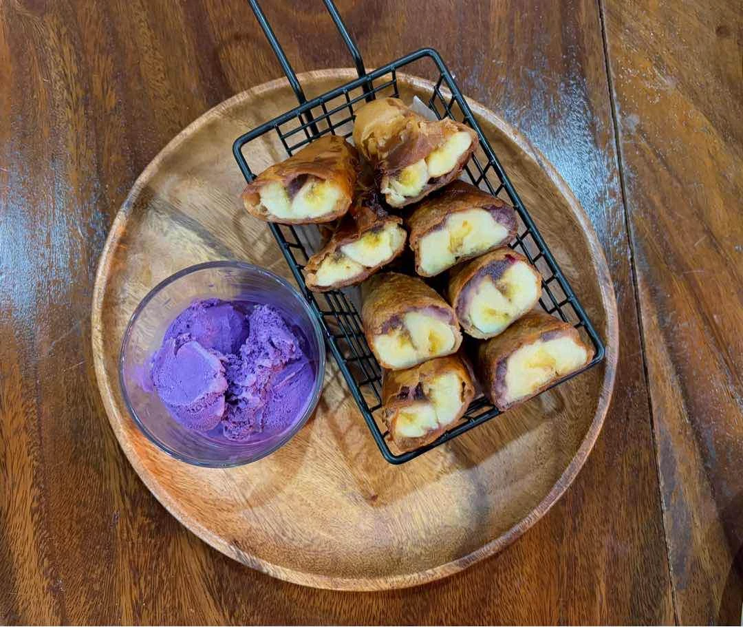 Ube Turon