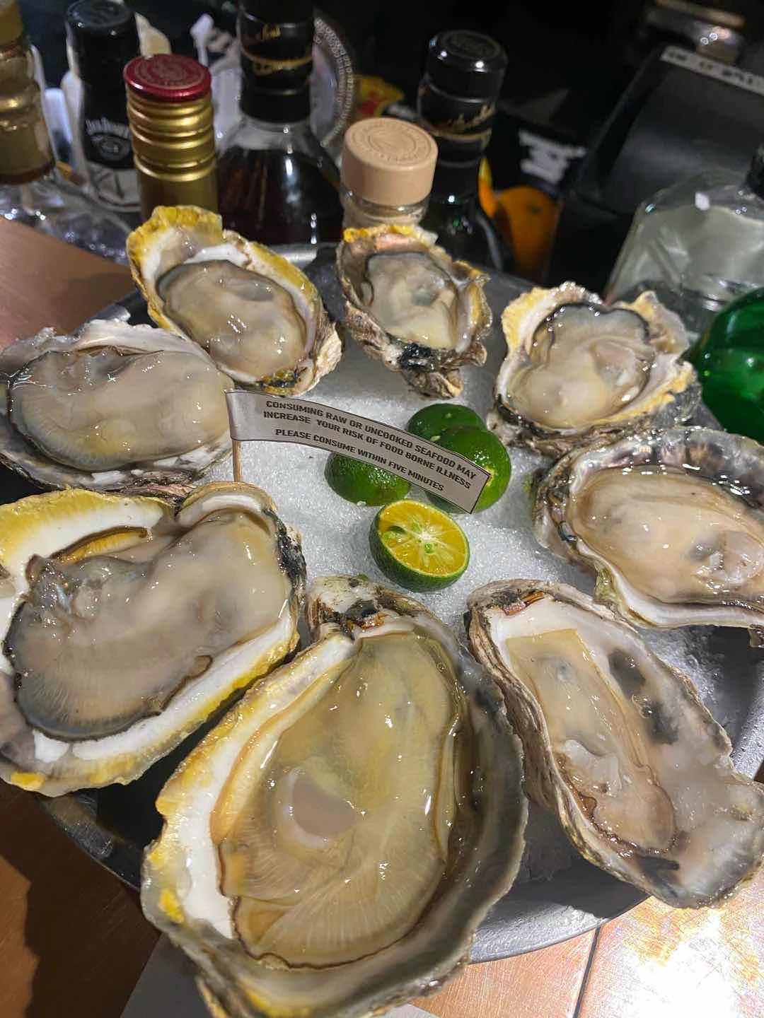 Fresh oysters