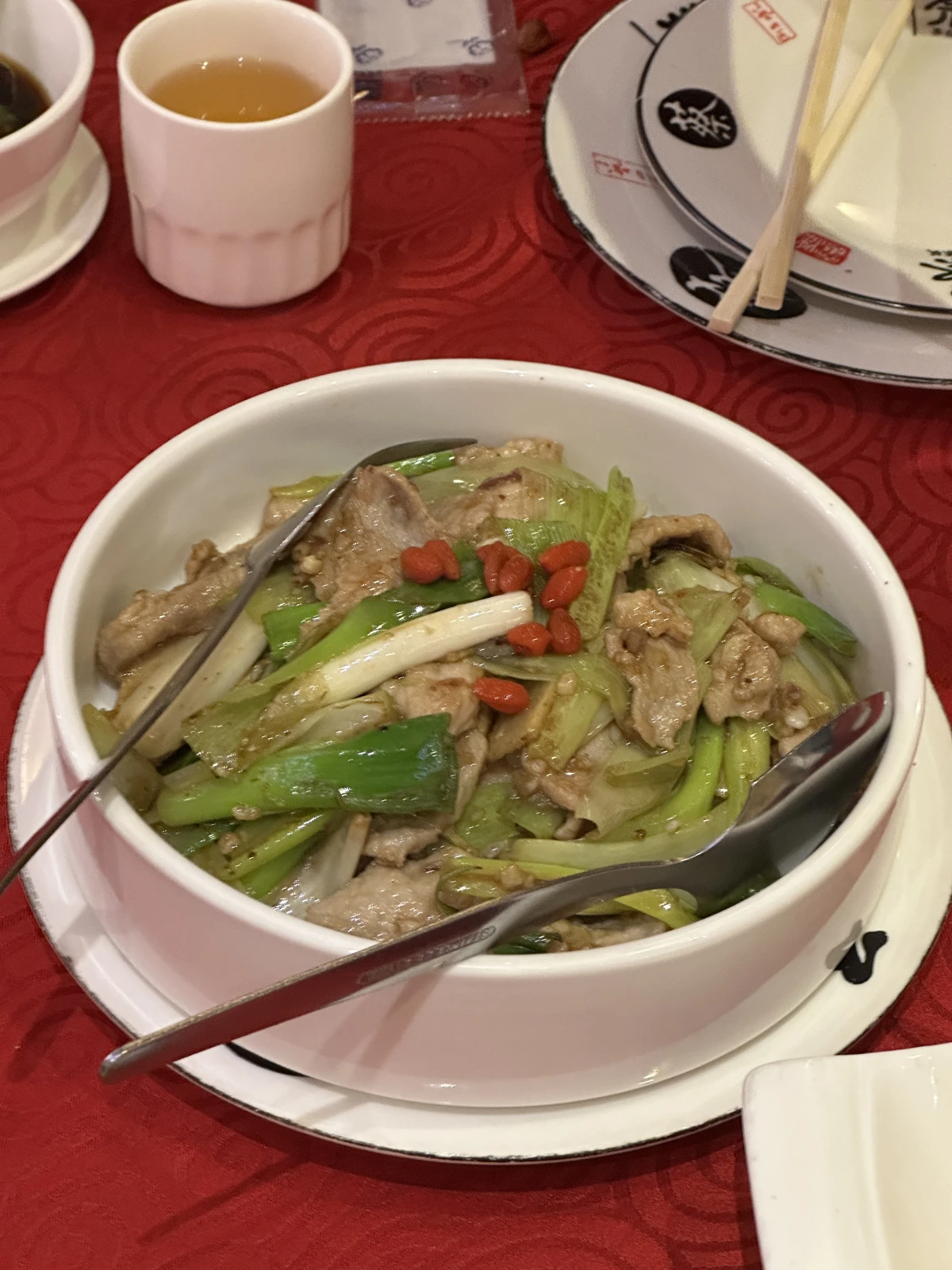 Ginger Scallion pork