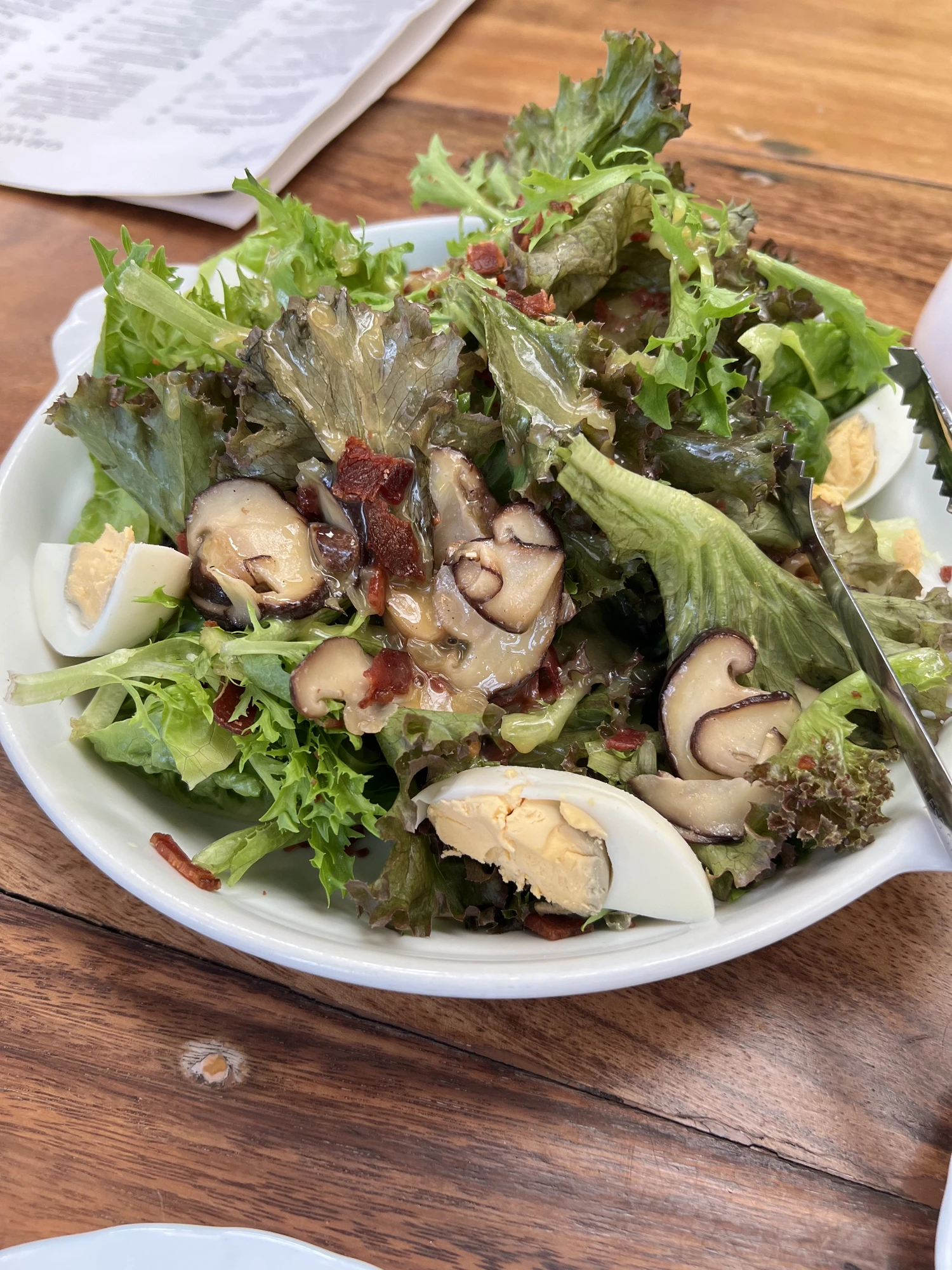 Bacon Champignon Salad â€” So good!